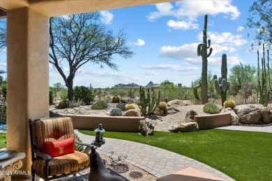 Impeccable single-level Troon North home, perfectly situated on on Troon North Golf Club  in Arizona - for sale on GolfHomes.com, golf home, golf lot