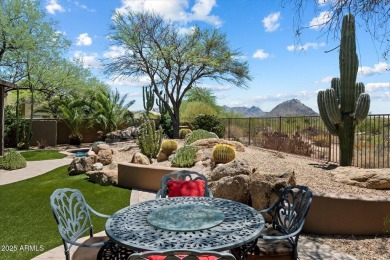 Impeccable single-level Troon North home, perfectly situated on on Troon North Golf Club  in Arizona - for sale on GolfHomes.com, golf home, golf lot