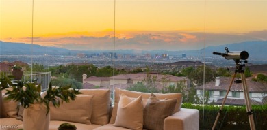 Timeless elegance and sweeping Strip, Mountain, and Golf Course on  in Nevada - for sale on GolfHomes.com, golf home, golf lot