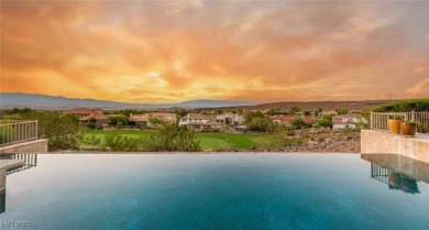 Timeless elegance and sweeping Strip, mountain, and golf course on Anthem Country Club in Nevada - for sale on GolfHomes.com, golf home, golf lot