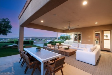 Timeless elegance and sweeping Strip, mountain, and golf course on Anthem Country Club in Nevada - for sale on GolfHomes.com, golf home, golf lot