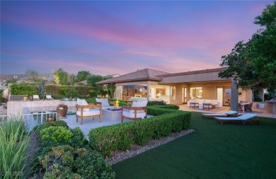 Timeless elegance and sweeping Strip, mountain, and golf course on Anthem Country Club in Nevada - for sale on GolfHomes.com, golf home, golf lot