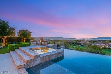 Timeless elegance and sweeping Strip, mountain, and golf course on Anthem Country Club in Nevada - for sale on GolfHomes.com, golf home, golf lot