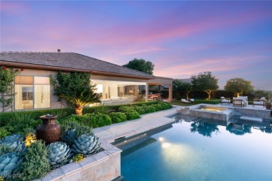 Timeless elegance and sweeping Strip, mountain, and golf course on Anthem Country Club in Nevada - for sale on GolfHomes.com, golf home, golf lot