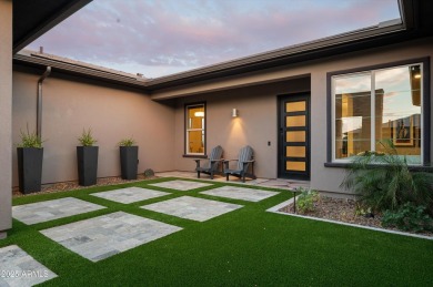 ENJOY SPECTACULAR FOUR PEAKS VIEWS IN THIS CONTEMPORARY LATIGO on Vista Verde Golf Course in Arizona - for sale on GolfHomes.com, golf home, golf lot