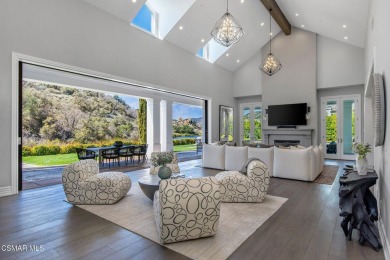 A Hampton-Style Masterpiece with Private Dock on Lake Sherwood on Sherwood Country Club in California - for sale on GolfHomes.com, golf home, golf lot