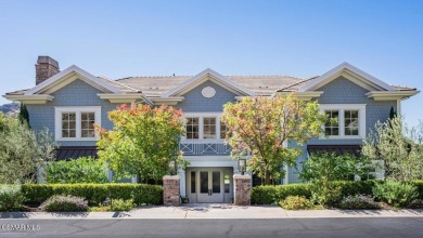 A Hampton-Style Masterpiece with Private Dock on Lake Sherwood on Sherwood Country Club in California - for sale on GolfHomes.com, golf home, golf lot
