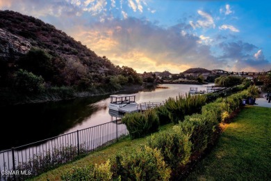 A Hampton-Style Masterpiece with Private Dock on Lake Sherwood on Sherwood Country Club in California - for sale on GolfHomes.com, golf home, golf lot