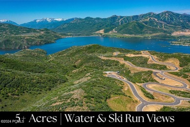 Exceptional views of Jordanelle Reservoir, Mount Timpanogos, and on Talisker Club At Tuhaye in Utah - for sale on GolfHomes.com, golf home, golf lot