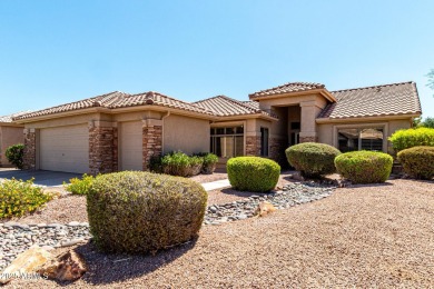 Just steps from the clubhouse, this expanded Palmera Model in on Oakwood Golf Club  in Arizona - for sale on GolfHomes.com, golf home, golf lot