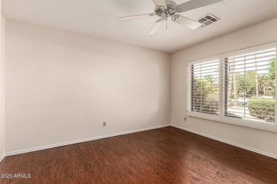 Just steps from the clubhouse, this expanded Palmera Model in on Oakwood Golf Club  in Arizona - for sale on GolfHomes.com, golf home, golf lot
