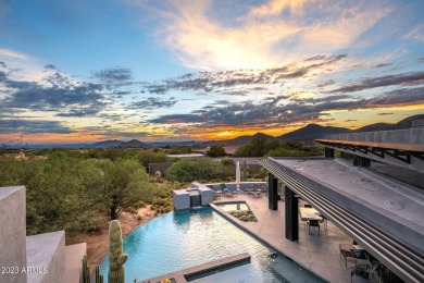 Golf membership is available with the purchase of this dramatic on Desert Mountain Golf Club - Renegade Course in Arizona - for sale on GolfHomes.com, golf home, golf lot