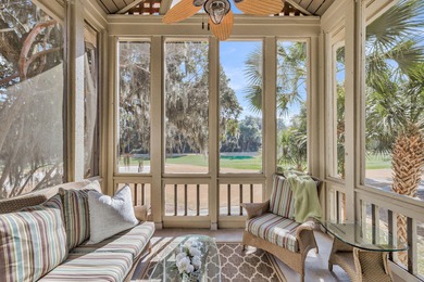 A thoughtfully renovated two-level villa with elevated living on The Seabrook Island Club in South Carolina - for sale on GolfHomes.com, golf home, golf lot