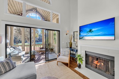 A thoughtfully renovated two-level villa with elevated living on The Seabrook Island Club in South Carolina - for sale on GolfHomes.com, golf home, golf lot