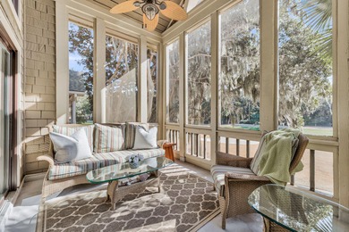 A thoughtfully renovated two-level villa with elevated living on The Seabrook Island Club in South Carolina - for sale on GolfHomes.com, golf home, golf lot