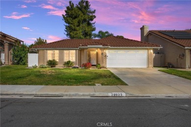 Massive View of the Golf course and mountains! Single story home on Menifee Lakes Country Club - Lakes in California - for sale on GolfHomes.com, golf home, golf lot