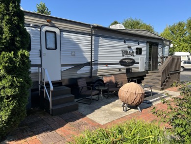 Beautiful RV lot with grassy side yard, extended brick patio on Bent Creek Golf Course in Tennessee - for sale on GolfHomes.com, golf home, golf lot