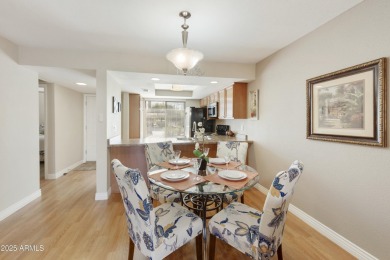 Welcome home to this fully furnished 2 bed, 1.75 bath condo with on Fountain of the Sun Country Club in Arizona - for sale on GolfHomes.com, golf home, golf lot