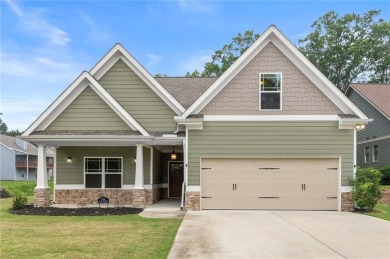 Built in 2022, this beautifully maintained home in the on The Highlands Course at Lake Arrowhead in Georgia - for sale on GolfHomes.com, golf home, golf lot
