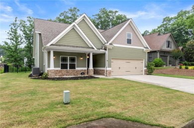 Built in 2022, this beautifully maintained home in the on The Highlands Course at Lake Arrowhead in Georgia - for sale on GolfHomes.com, golf home, golf lot