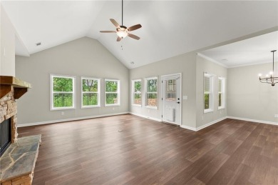 Built in 2022, this beautifully maintained home in the on The Highlands Course at Lake Arrowhead in Georgia - for sale on GolfHomes.com, golf home, golf lot