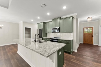 Built in 2022, this beautifully maintained home in the on The Highlands Course at Lake Arrowhead in Georgia - for sale on GolfHomes.com, golf home, golf lot