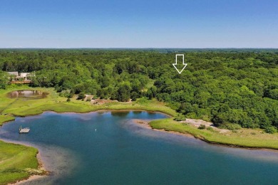 Enjoy sweeping scenic water views from this 2.27-acre buildable on Oyster Harbors Club in Massachusetts - for sale on GolfHomes.com, golf home, golf lot