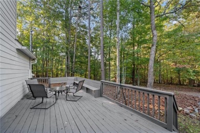 Nestled atop a gentle hill and surrounded by graceful Hemlocks on White Path Golf Club in Georgia - for sale on GolfHomes.com, golf home, golf lot