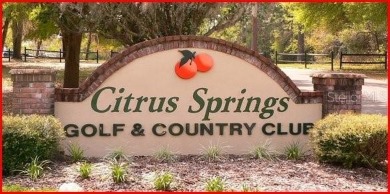 Nestled in the heart of Citrus Springs, this residential on Citrus Springs Country Club in Florida - for sale on GolfHomes.com, golf home, golf lot