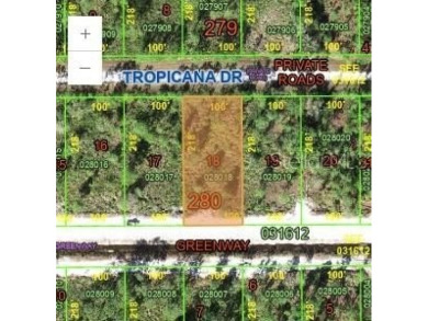 This lot is located conveniently in the heart of Florida WITH on Indian Lake Estates Golf and Country Club in Florida - for sale on GolfHomes.com, golf home, golf lot
