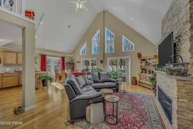 Nestled amongst the trees that surround the golf course in The on The Hideout Golf in Pennsylvania - for sale on GolfHomes.com, golf home, golf lot