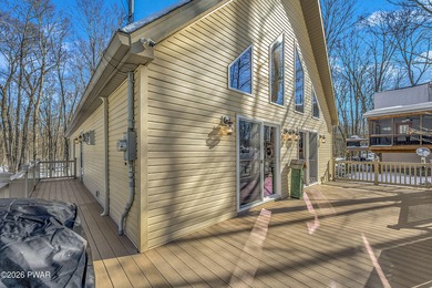 Nestled amongst the trees that surround the golf course in The on The Hideout Golf in Pennsylvania - for sale on GolfHomes.com, golf home, golf lot