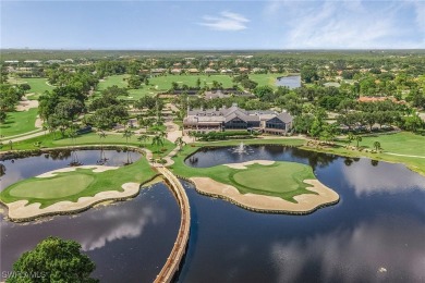 Indulge in breathtaking lake and golf course views from this on Fiddlesticks Country Club in Florida - for sale on GolfHomes.com, golf home, golf lot