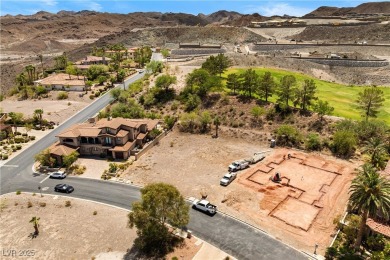 Custom lot in the picturesque, maturely landscaped, guard-gated on South Shore At Lake Las Vegas in Nevada - for sale on GolfHomes.com, golf home, golf lot