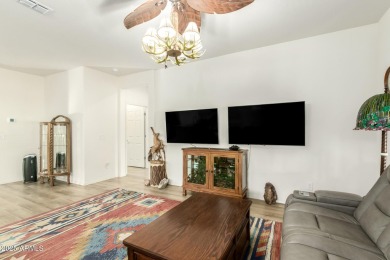 Built in 2023 and better than new, this home in the 55+ Del Webb on Copper Canyon Golf Club in Arizona - for sale on GolfHomes.com, golf home, golf lot