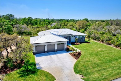 Welcome to this stunning, modern oasis nestled in the highly on Sun n Lake Golf and Country Club in Florida - for sale on GolfHomes.com, golf home, golf lot