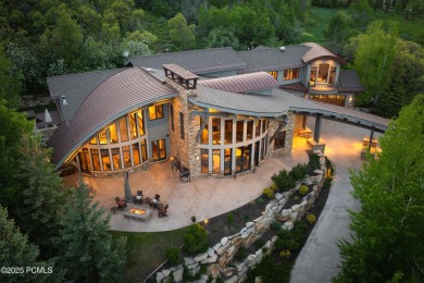 7725 Glenwild Drive is a striking architectural masterpiece on Glenwild Golf Club and Spa in Utah - for sale on GolfHomes.com, golf home, golf lot