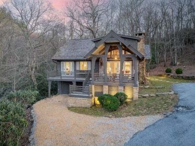 Nestled within the gated community of Highlands Falls Country on Highlands Falls Country Club in North Carolina - for sale on GolfHomes.com, golf home, golf lot