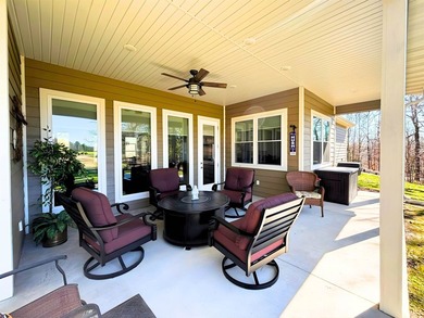 A rare opportunity to own a 2024 custom home overlooking the #12 on Cherokee Village South Course in Arkansas - for sale on GolfHomes.com, golf home, golf lot