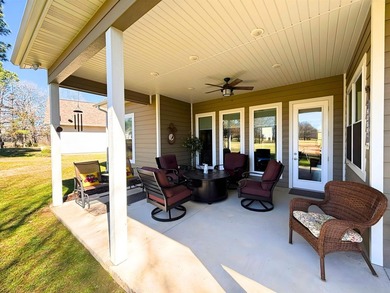 A rare opportunity to own a 2024 custom home overlooking the #12 on Cherokee Village South Course in Arkansas - for sale on GolfHomes.com, golf home, golf lot