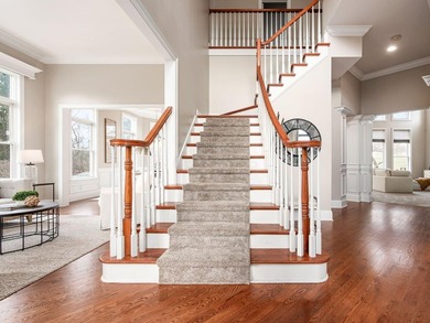 Beautifully located Tartan Fields home situated across from the on Tartan Fields Golf Club in Ohio - for sale on GolfHomes.com, golf home, golf lot