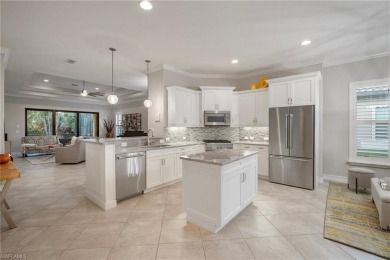 Enjoy the serenity of this spacious Capri Model Villa in the on The Classics Country Club At Lely Resort in Florida - for sale on GolfHomes.com, golf home, golf lot