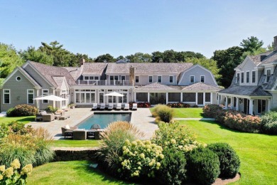 Privately sited within the prestigious Oyster Harbors golf on Oyster Harbors Club in Massachusetts - for sale on GolfHomes.com, golf home, golf lot