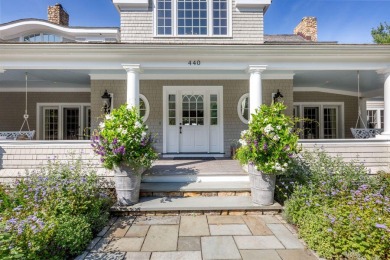 Privately sited within the prestigious Oyster Harbors golf on Oyster Harbors Club in Massachusetts - for sale on GolfHomes.com, golf home, golf lot