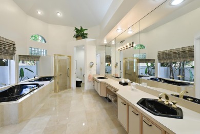 Incredible one-story, 5 bedroom estate located on the signature on St. Andrews Country Club of Boca Raton in Florida - for sale on GolfHomes.com, golf home, golf lot