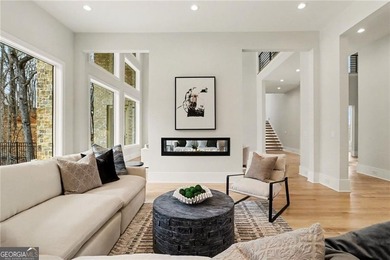 Set on a private 2.3-acre creek-lined homesite in the on Echelon Golf Club in Georgia - for sale on GolfHomes.com, golf home, golf lot