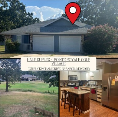 Wake up to golf course views in this 2-bedroom, 2-bath duplex on Pointe Royale Village Country Club in Missouri - for sale on GolfHomes.com, golf home, golf lot