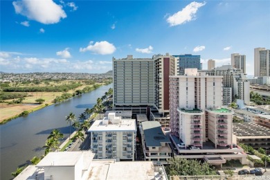 Furnished studio with 2 beds and kitchenette, large lanai with on Ala Wai Golf Course in Hawaii - for sale on GolfHomes.com, golf home, golf lot