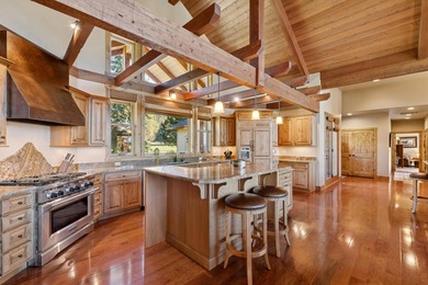 Come explore this stunning single-level residence on the 10th on Eagle Bend Golf Course in Montana - for sale on GolfHomes.com, golf home, golf lot