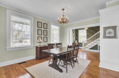 This charming and unique Dutch Colonial-style home is nestled in on Miler Country Club in South Carolina - for sale on GolfHomes.com, golf home, golf lot